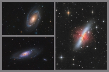 Kolekce galaxií A - 40x60 - plátno
