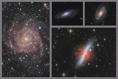 Kolekce galaxií B - 40x60 - plátno