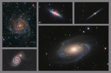 Kolekce galaxií H - 40x60 - plátno