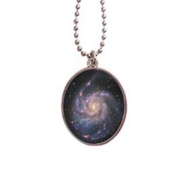 Galaxie M101 A - galaxie větrník - přívěsek 32x43
