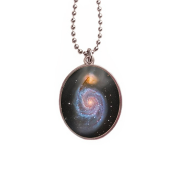 Galaxie M51 A - Vírová galaxie - přívěsek 32x43