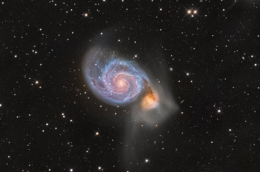 Vírová galaxie (M51) A - 40x60 - plátno