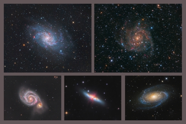 Kolekce galaxií D - 60x90 - plátno