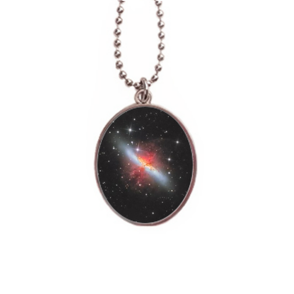 Galaxie M82 A - galaxie doutník - přívěsek 32x43 - 1