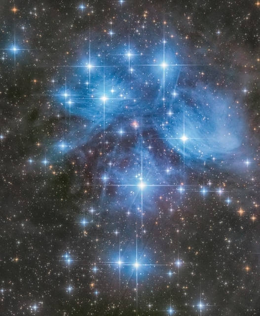 Hvězdokupa M45 A - Plejády - přívěsek 32x43 - 2