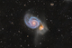 Galaxie M51 A - Vírová galaxie - přívěsek 32x43 - 2/2