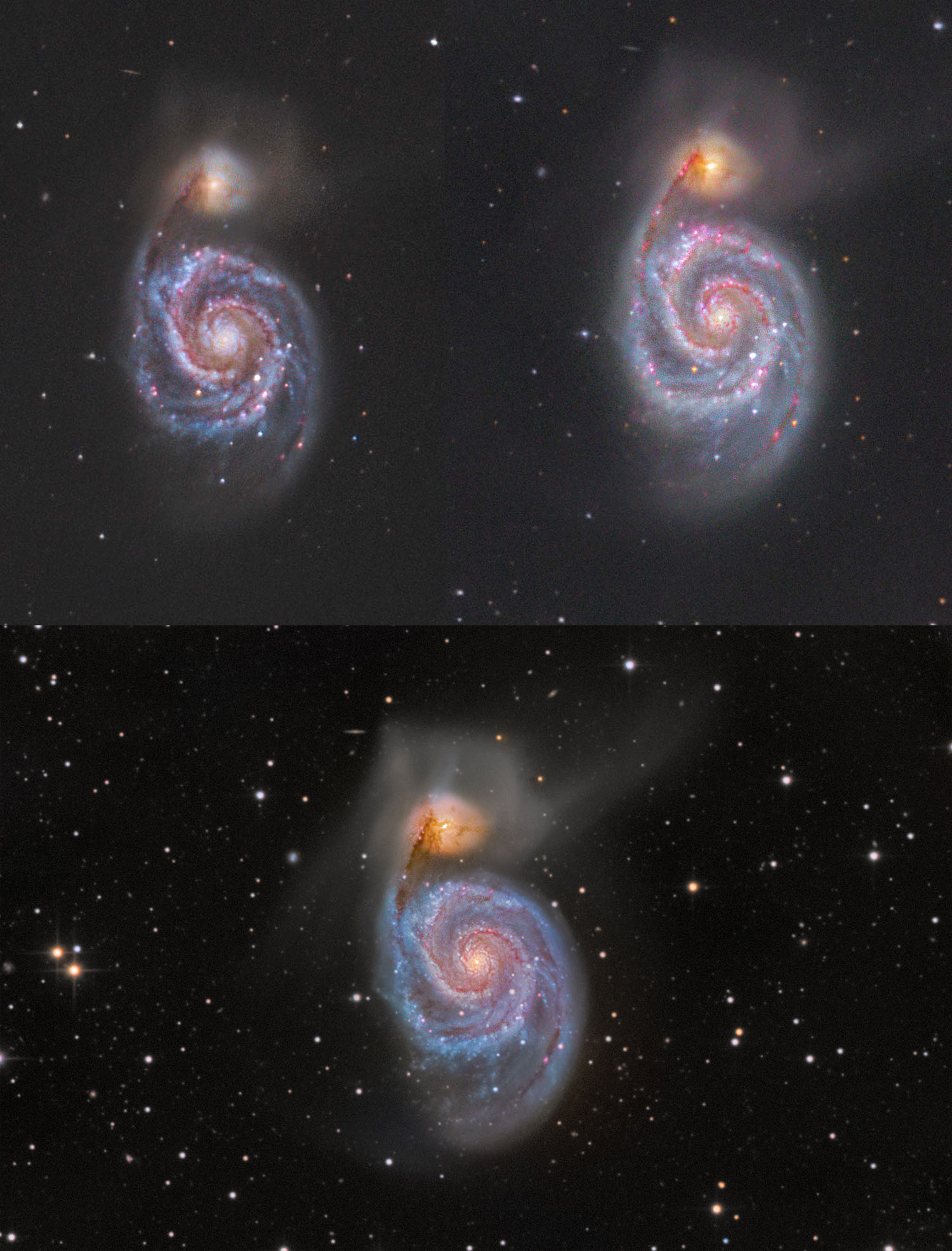 Srovnání M51